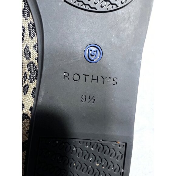 Rothy’s leopard print ballet flats women shoe size 9.5 - Picture 3 of 8